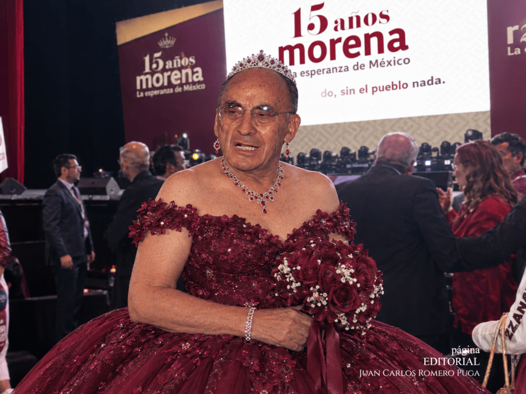 La quinceañera se ve más grandecita